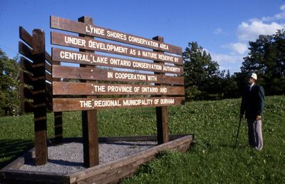 Lynde Shores Sign