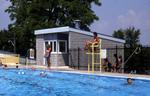 Lifeguards at Kinsmen Park's Swimming Pool