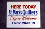 St. Mark's Quilters Sign