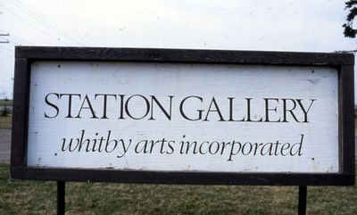 Station Gallery Sign