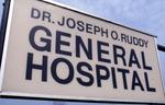 Dr. JO Ruddy Hospital Sign