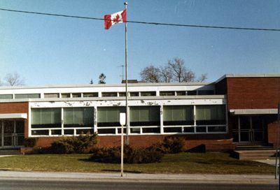 Post Office at Northeast corner of Dundas and Perry Streets