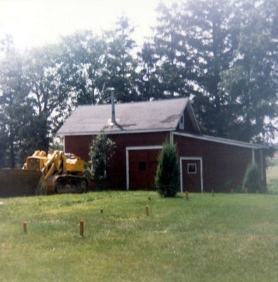 Workshop behind house at Dundas and Raglan