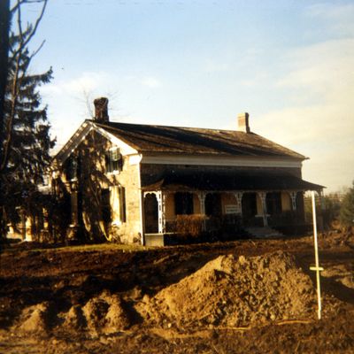 House at Northwest corner of Brock Rd and Highway 2