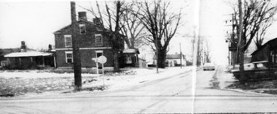 Gilbert Street looking west from Brock Street, 1966