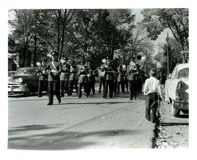 Whitby Scouts & Cubs Church Parade, 1958