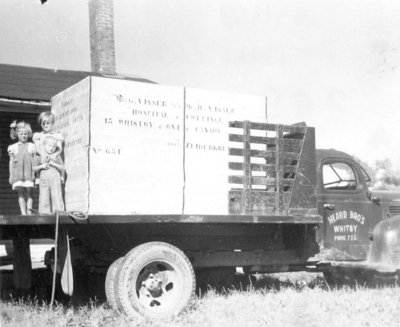 Visser Family Moving Supplies, 1953