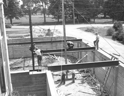 Spruce Villa Addition Construction, 1948