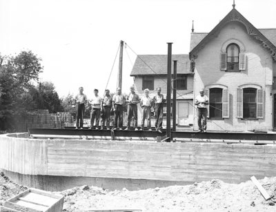 Construction of Spruce Villa Hotel Addition, 1948