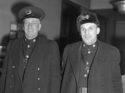 Whitby Police Officers, c.1949