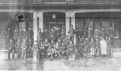 Soldiers at Military Convalescent Hospital, 1917