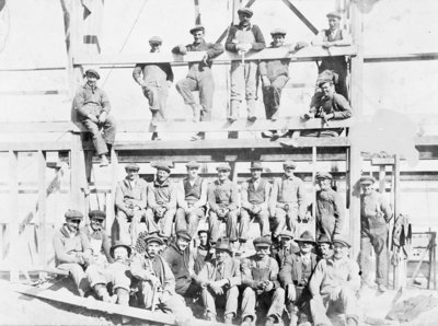 Carpenters at Ontario Hospital Whitby, c.1914