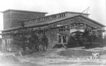 Recreation Hall Under Construction, Military Convalescent Hospital, 1917