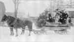 Students on Sleigh at Ontario Ladies' College, c.1897