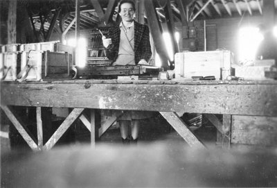 Unidentified Forewoman at Brunton Lumber Company, c.1942