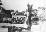 Members of the Whit-Knit Club on a parade float, c.1943