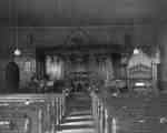 Interior of St. John's Anglican Church, c. 1910
