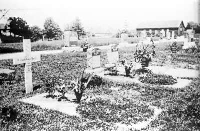 St. John's Anglican Cemetery and Port Whitby Community Hall, 1936