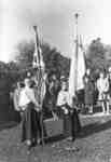 Dedication of Sunday School Flags at All Saints' Anglican Church, 1950