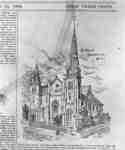 Sketch of Methodist Tabernacle from Special Edition on Whitby and Oshawa of The Globe, 1889