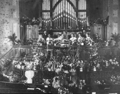 Interior of Methodist Tabernacle (St. Mark's United Church), c.1905