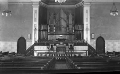 Interior of Methodist Tabernacle (St. Mark's United Church), c.1921