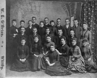 St. Andrew's Presbyterian Church Choir, c.1885