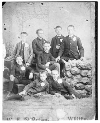 First Communion Class from St. John the Evangelist Roman Catholic Church, c.1888