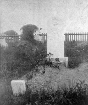 Grave of James Tinwell Thompson in St. John's Anglican Cemetery, Port Whitby, 1885