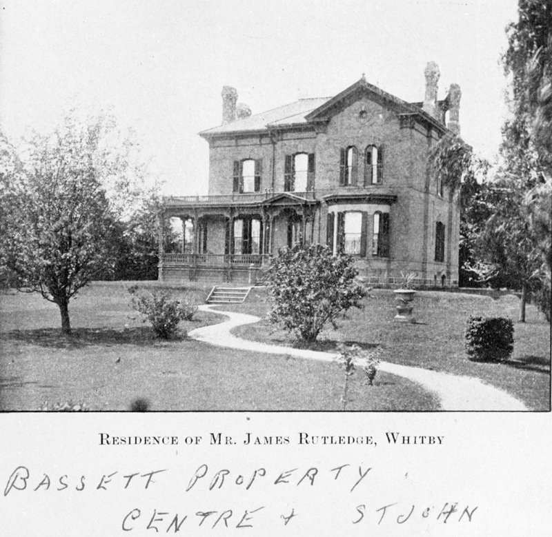Residence of James Rutledge, 1904 Whitby Digital Newspaper Collection