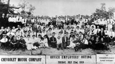 Employee Picnic at Corbett's Point 1919