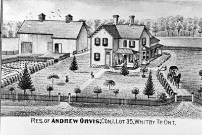 Residence and Farm of Andrew Orvis