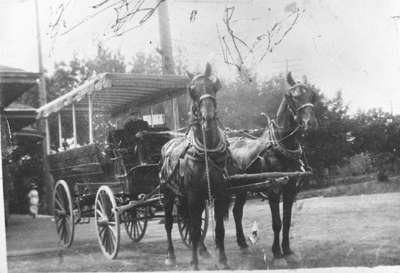 Horse-Drawn Bus at Whitby Junction Station