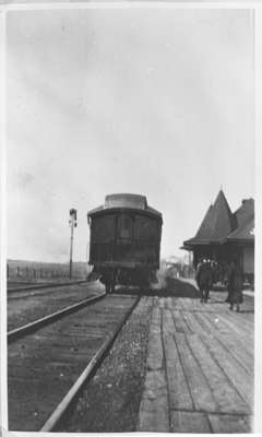 Train at Whitby Junction Station