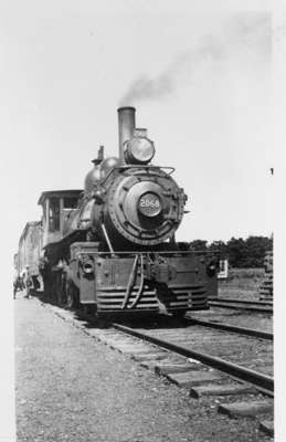 Locomotive Near Uptown Station