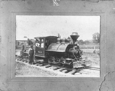 Contractor Engine on Canadian Pacific Railway