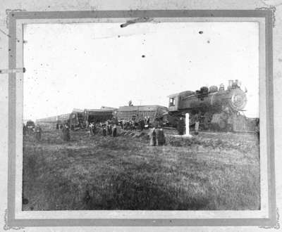 Mule Train Wreck on the Canadian Pacific Railway