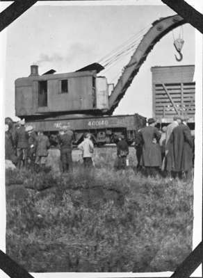 Mule Train Wreck on the Canadian Pacific Railway