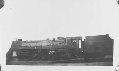 Locomotive on Canadian Pacific Railway