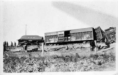 Mule Train Wreck on Canadian Pacific Railway