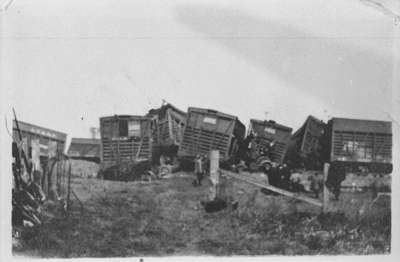 Mule Train Wreck on Canadian Pacific Railway