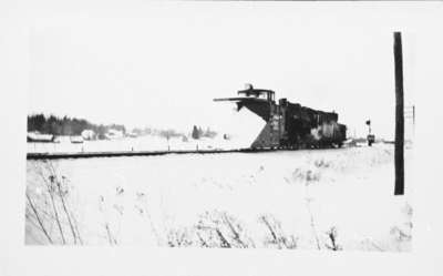 Snow Plow on Canadian Pacific Railway