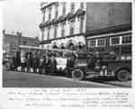 Whitby Fire Department Members with Fire Engines