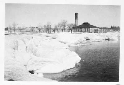 Waterworks Pump House in Winter