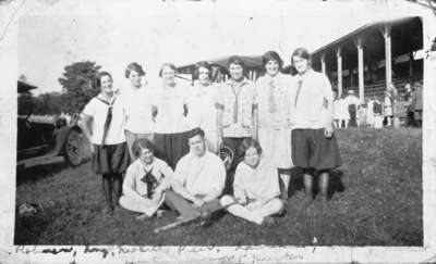 Brooklin Girls Baseball Team at Port Perry