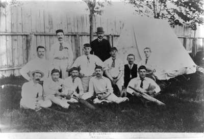 Whitby Cricket Club, c.1888