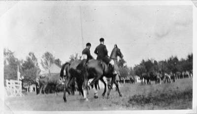 Horses and Riders at Whitby Horse Show, c.1913-1914