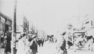 Parade for Opening of Downtown Pavement