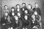 Senior Class at Whitby Grammar School, c.1870-1871