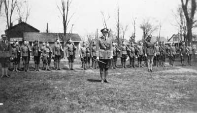 High School Cadets at Field Day